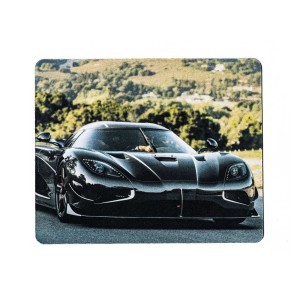 ماوس پد طرح BLACK CAR مدل NU81 ابعاد 18*22 سانتی متر